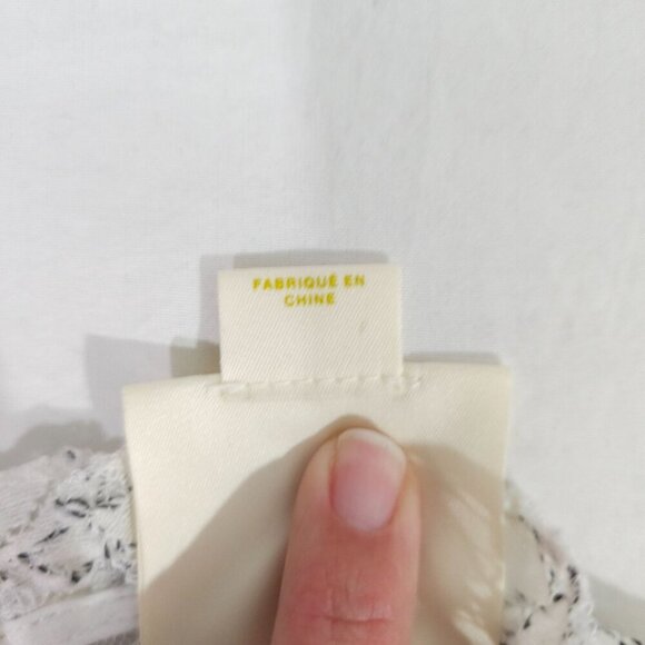 White Lace Floral Sleeveless Top Embroidered Maeve Macie Anthropologie Size 2 - Picture 7 of 12